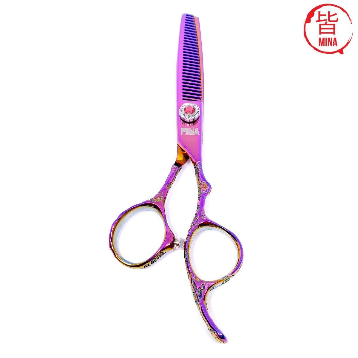 Mina Barbering Shear  Hairdressing & Cosmetology Shear - Japan Scissors USA